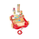 Hape Pull Along Cart with Stacking Blocks - ebebek - Black Friday