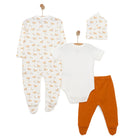 HelloBaby Boy Newborn Set 4 pcs - Dark Orange - ebebek - Black Friday