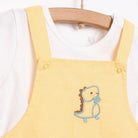 HelloBaby Boy Overall Shorts - T-shirt - Yellow - ebebek - Black Friday