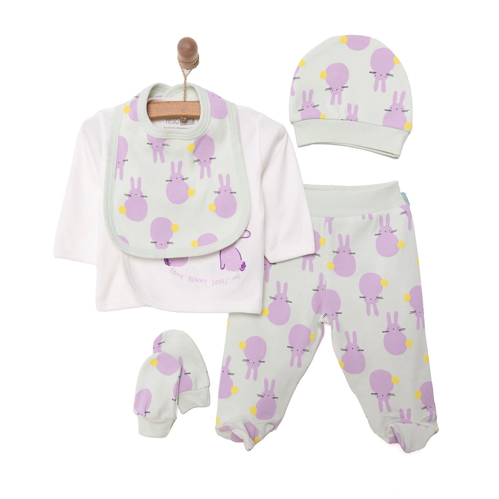 HelloBaby Girl 5 Piece Newborn Set - Ecru - ebebek - Black Friday