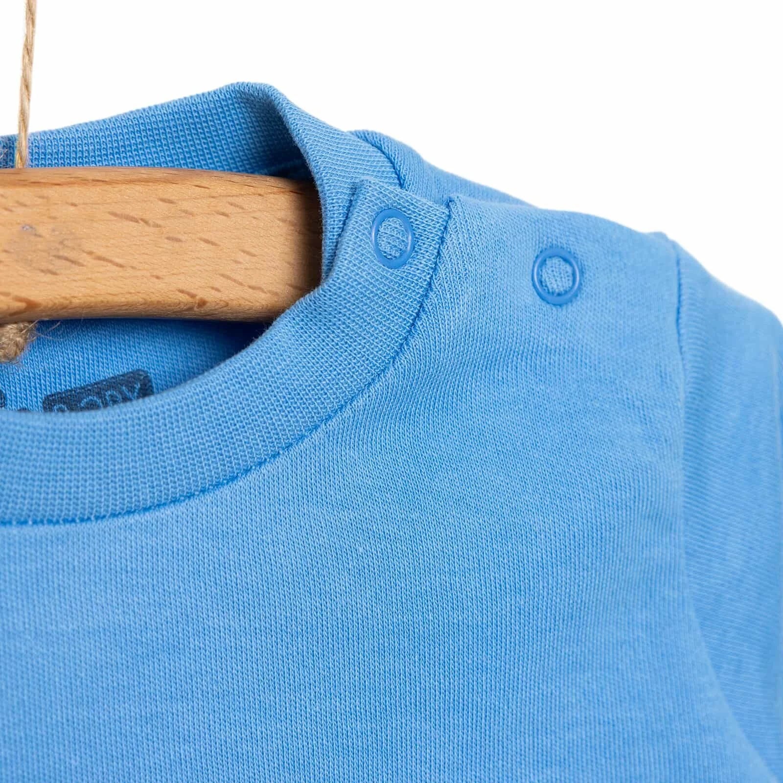 HelloBaby Basic Interlock Long Sleeve T - Light Blue - ebebek - Black Friday