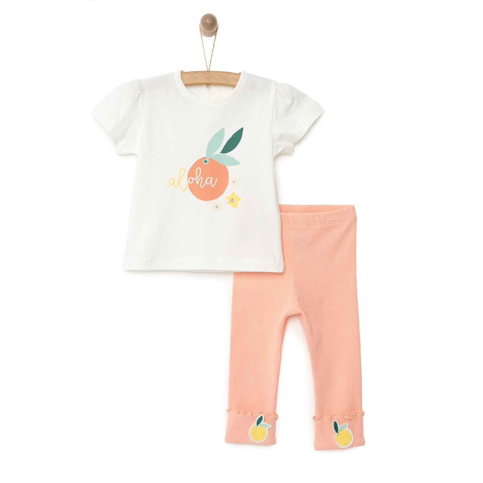 Bebetto Newborn Baby Girl Aloha Hooded Cardigan - Sweatshirt - Bottom - Yellow - ebebek - Black Friday