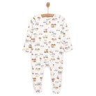 HelloBaby Newborn Boy Organic Footed Jumpsuit - Ecru - ebebek - Black Friday