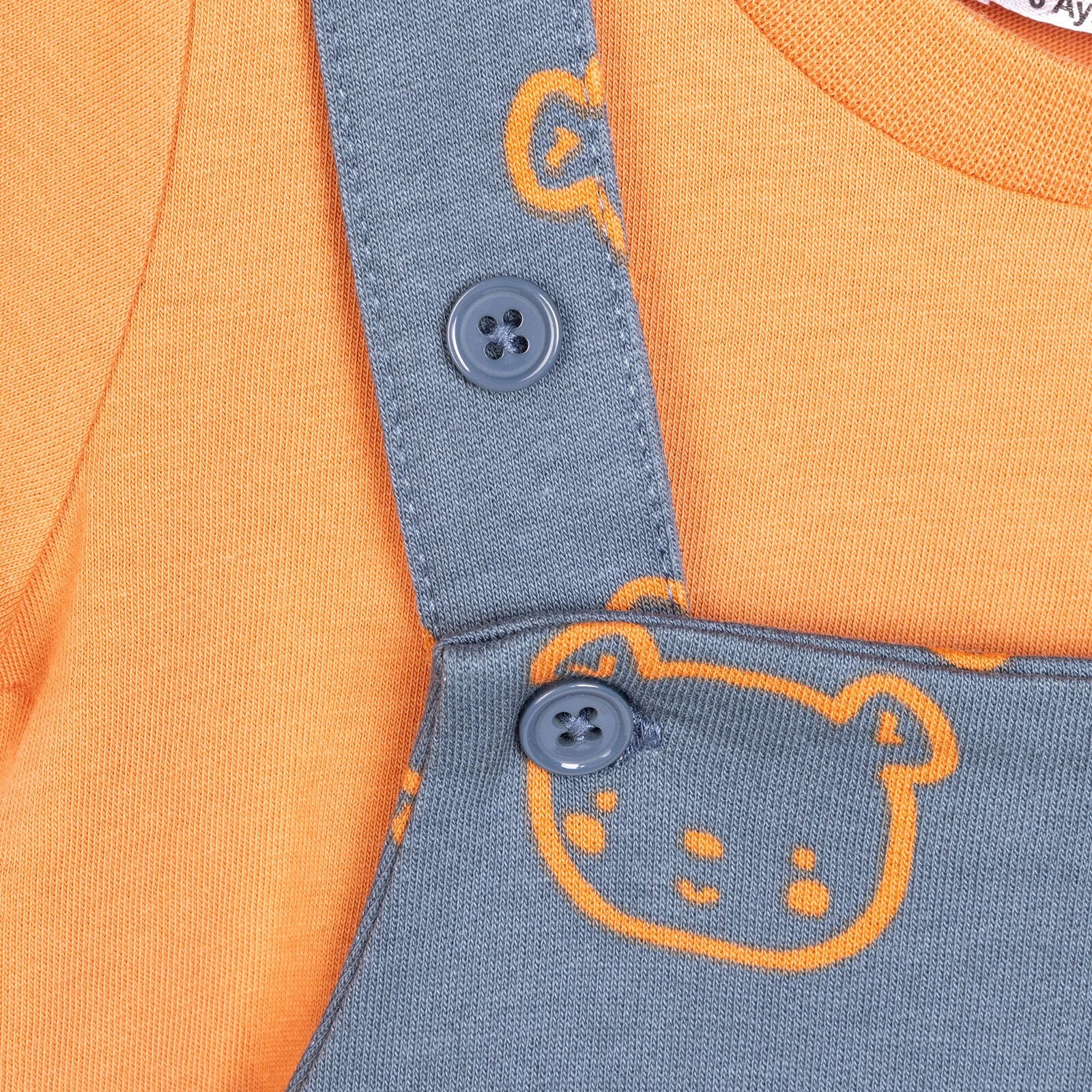 HelloBaby Boy Overalls - T-shirt - Brown - ebebek - Black Friday