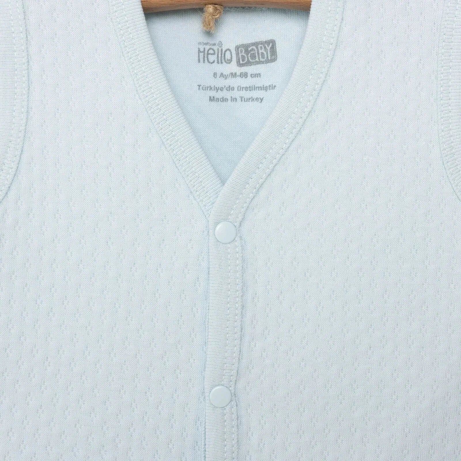 HelloBaby Boy Quilted Vest - Light Blue - ebebek - Black Friday