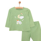 HelloBaby Unisex Long Sleeve Pyjamas Set - Light Green - ebebek - Black Friday