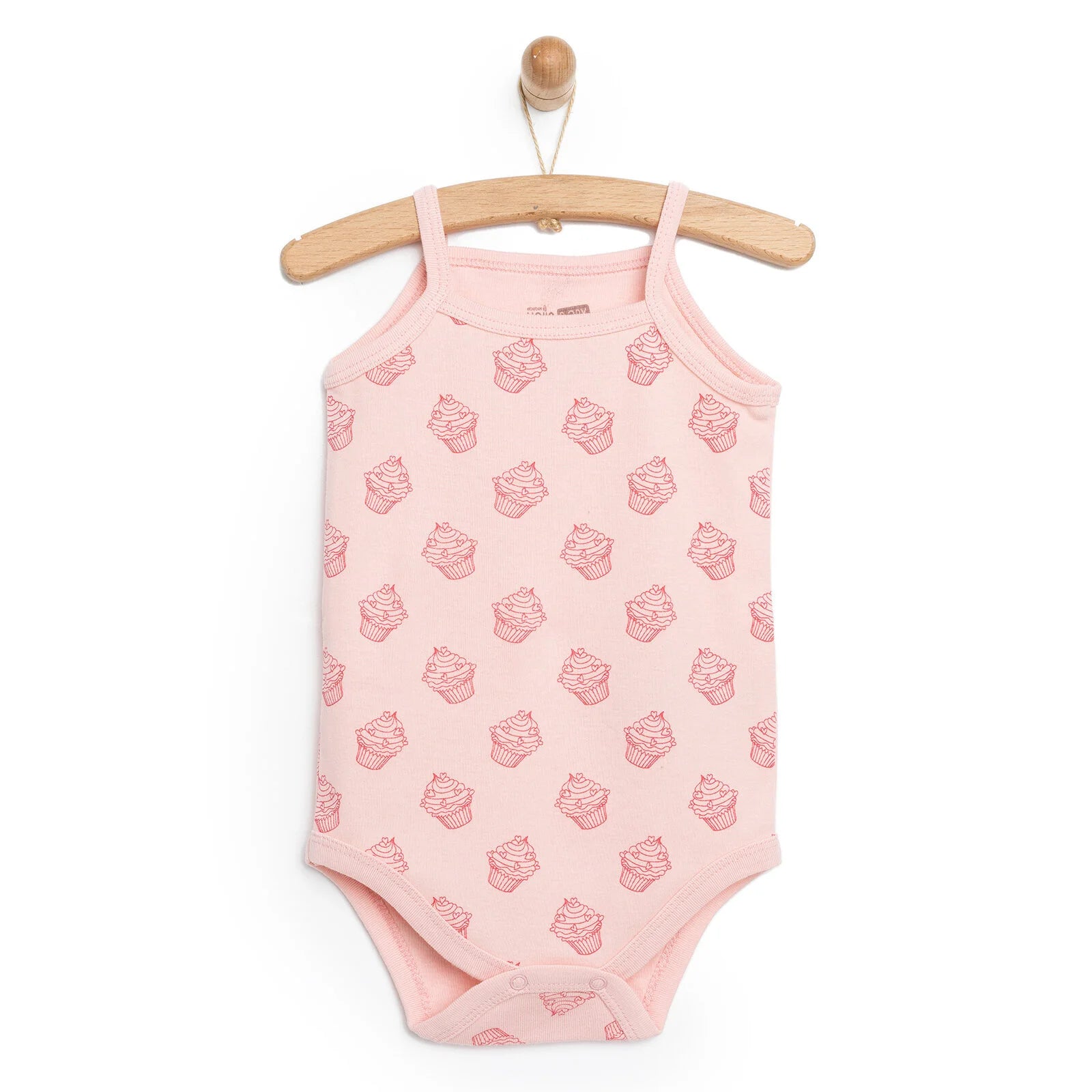 HelloBaby Rope Strap Bodysuit - Light Pink - ebebek - Black Friday