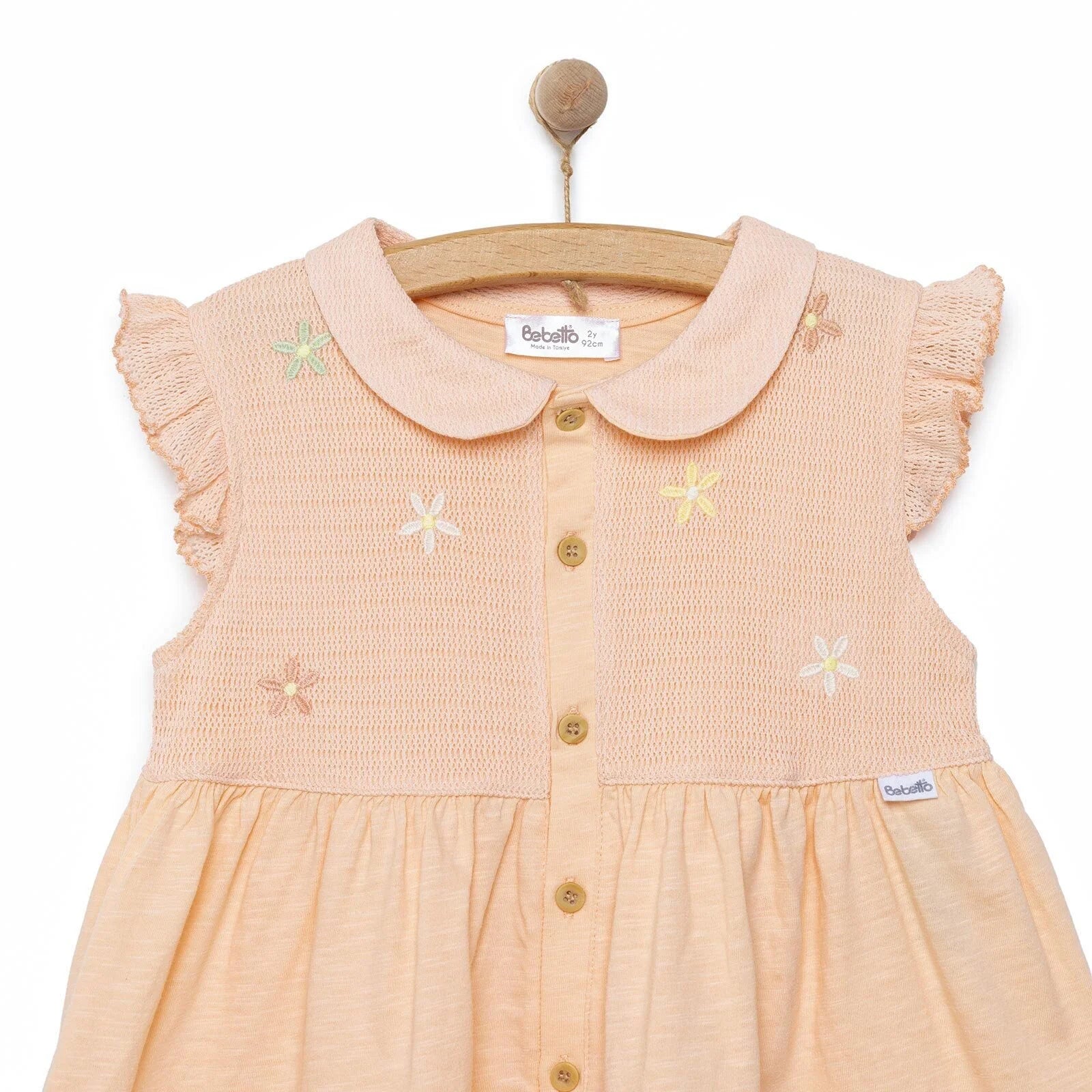 Bebetto Pink Pear Girl Dress - Salmon - ebebek - Black Friday