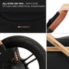 Kinderkraft Esme 3 - in - 1 Travel System with Mink Pro Car Seat - Pure Black Pure Black - ebebek - Christmas