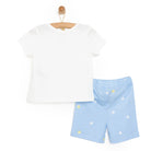 HelloBaby Baby Boy Short Sleeve Pyjamas Set - Ecru - ebebek - Black Friday