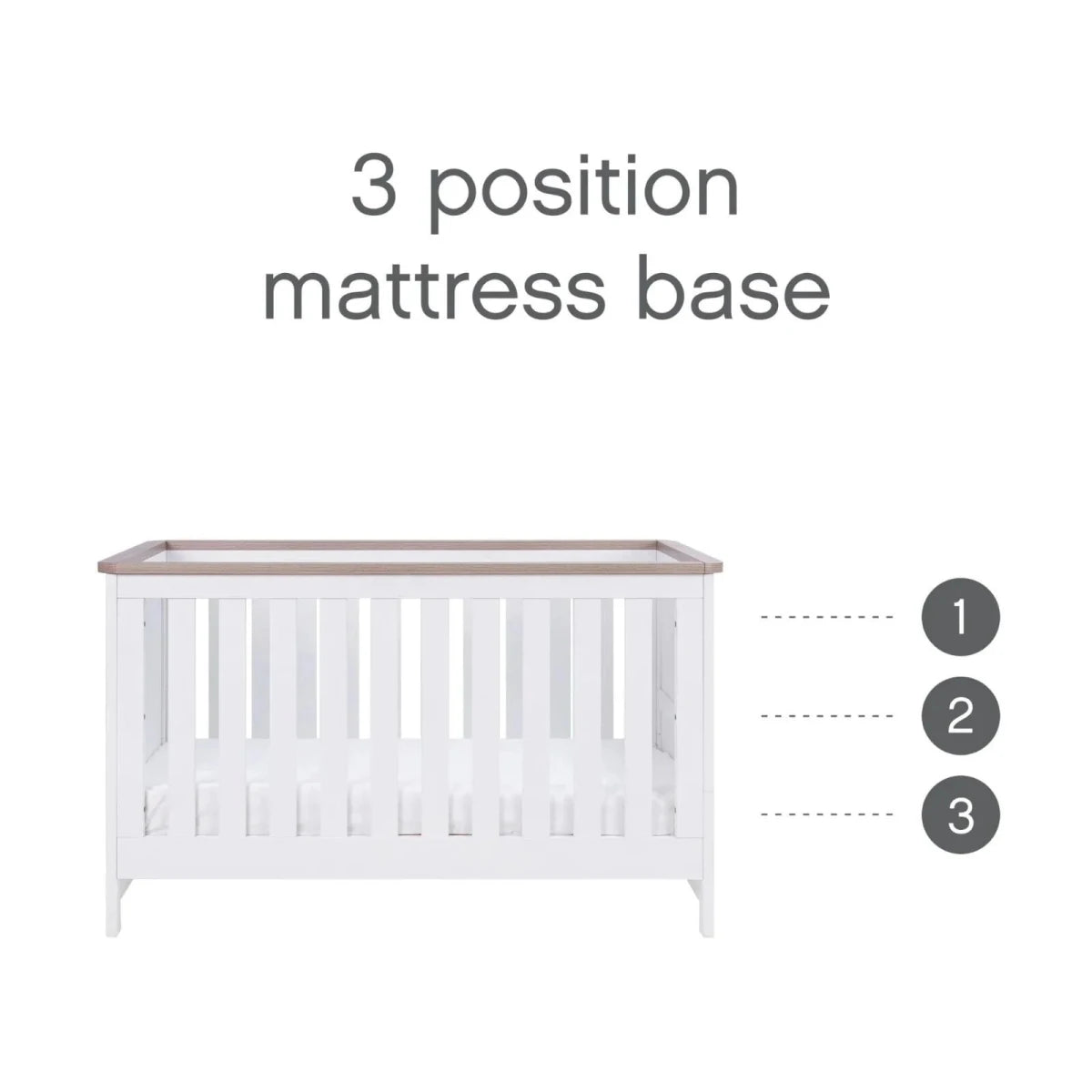 Tutti Bambini Verona 2 pcs Room Set - White/Oak White/Oak - ebebek