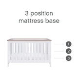Tutti Bambini Verona 2 pcs Room Set - White/Oak White/Oak - ebebek