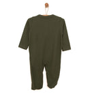 HelloBaby Newborn Boy Footed Jumpsuit - Dark Green - ebebek - Black Friday