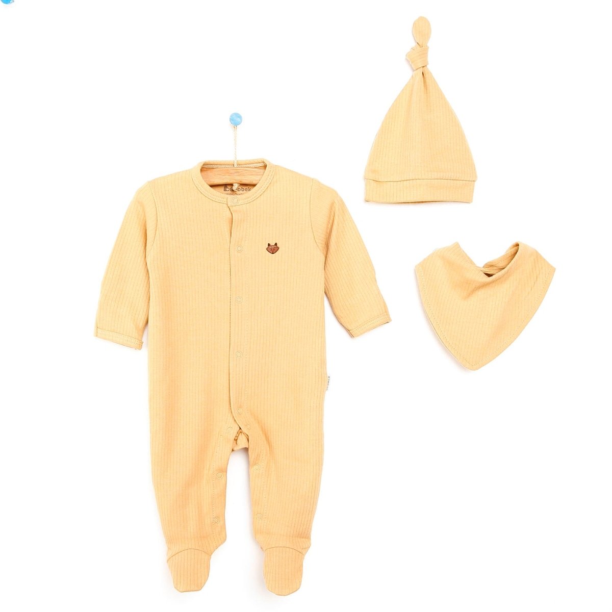 Bebbek Camisole 4 Pcs Newborn Starter Set - Light Brown - ebebek - Black Friday