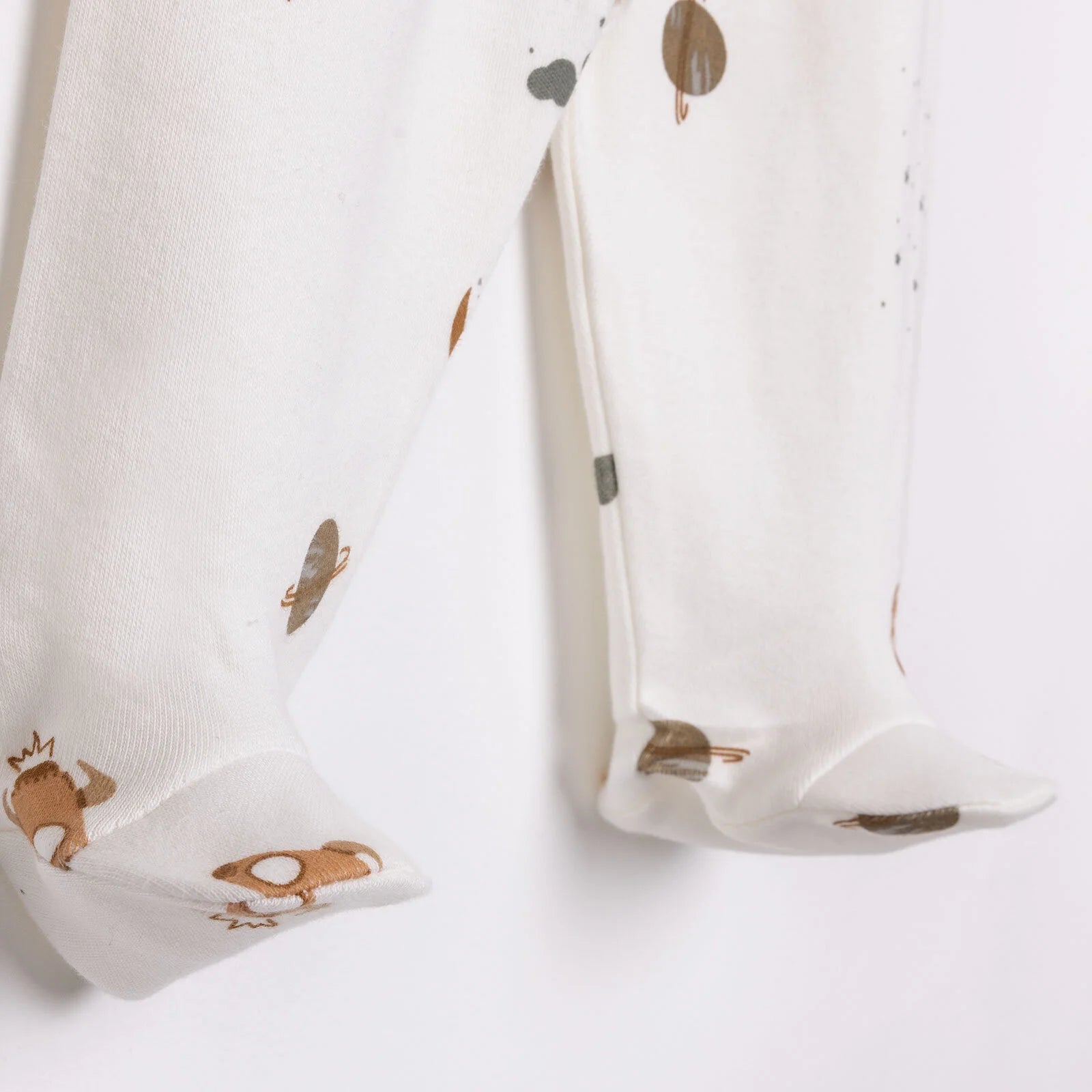 HelloBaby Boy Wrapover Top - Footed Bottom - Ecru - ebebek - Black Friday