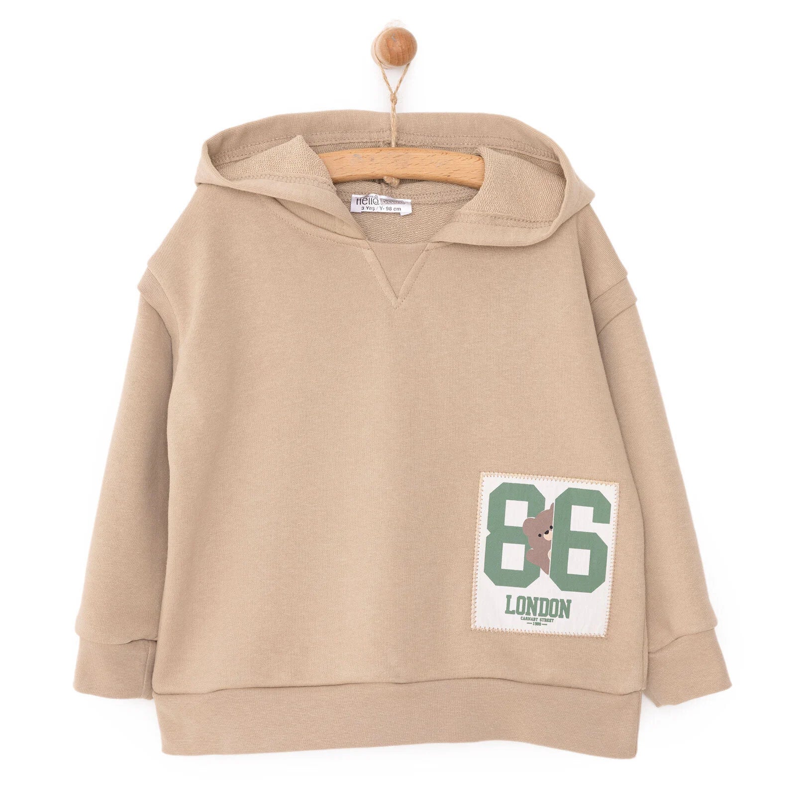 HelloBaby Baby Boy Sweatshirt - Green - ebebek - Black Friday