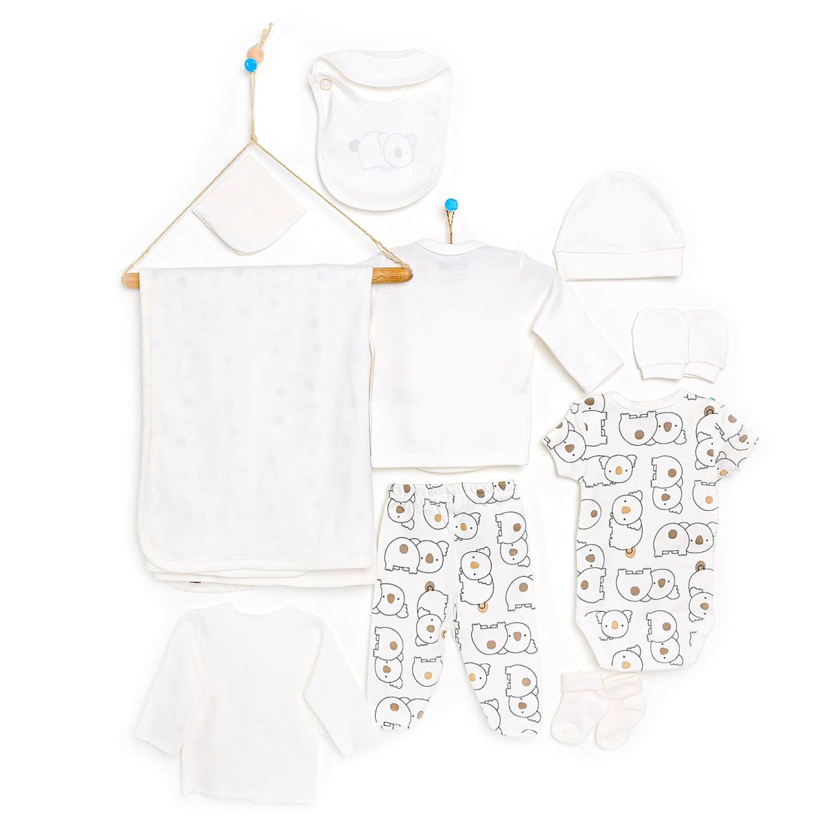 HelloBaby 10 Pcs Newborn Starter Set - Pink - ebebek - Black Friday