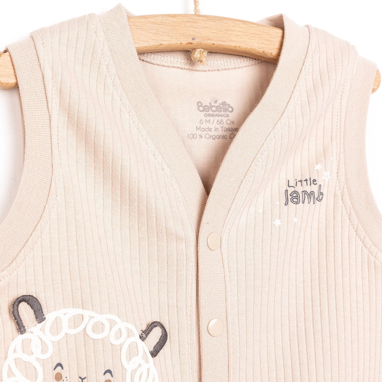 Bebetto Newborn Baby Girl Cardigan - Beige - ebebek - Black Friday