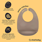 Vital Baby Nourish Mess Catcher - Natural Stone - ebebek - Black Friday