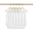 HelloBaby Unisex Strappy Bodysuit 5 pcs White - ebebek