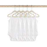 HelloBaby Unisex Strappy Bodysuit 5 pcs White - ebebek