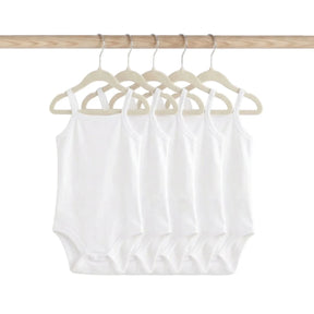 HelloBaby Unisex Strappy Bodysuit 5 pcs White - ebebek