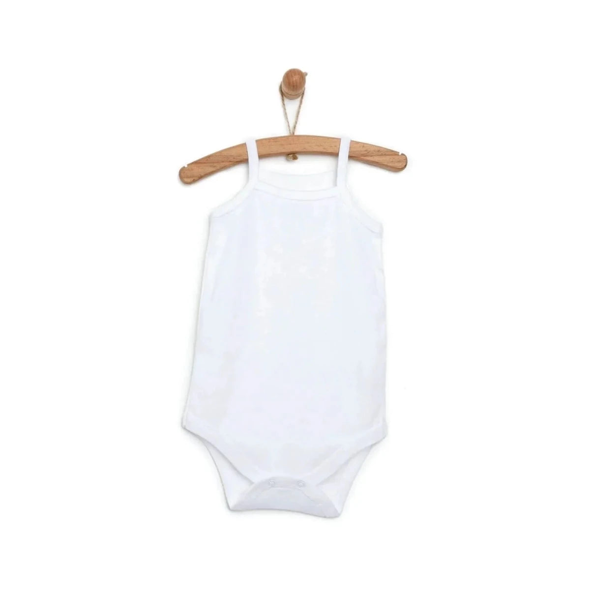 HelloBaby Unisex Strappy Bodysuit 5 pcs White - ebebek