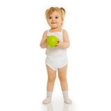 HelloBaby Unisex Strappy Bodysuit 5 pcs White - ebebek
