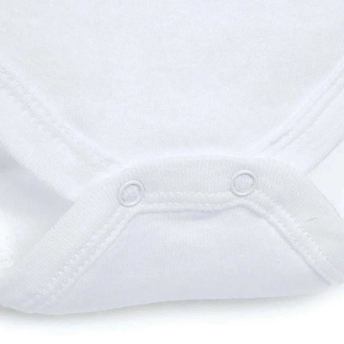 HelloBaby Unisex Short Sleeve Bodysuit 5 pcs White - ebebek