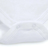 HelloBaby Unisex Short Sleeve Bodysuit 5 pcs White - ebebek