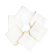 HelloBaby Baby Burp Cloths 6 Pack (24 x 24 cm) Ecru - ebebek