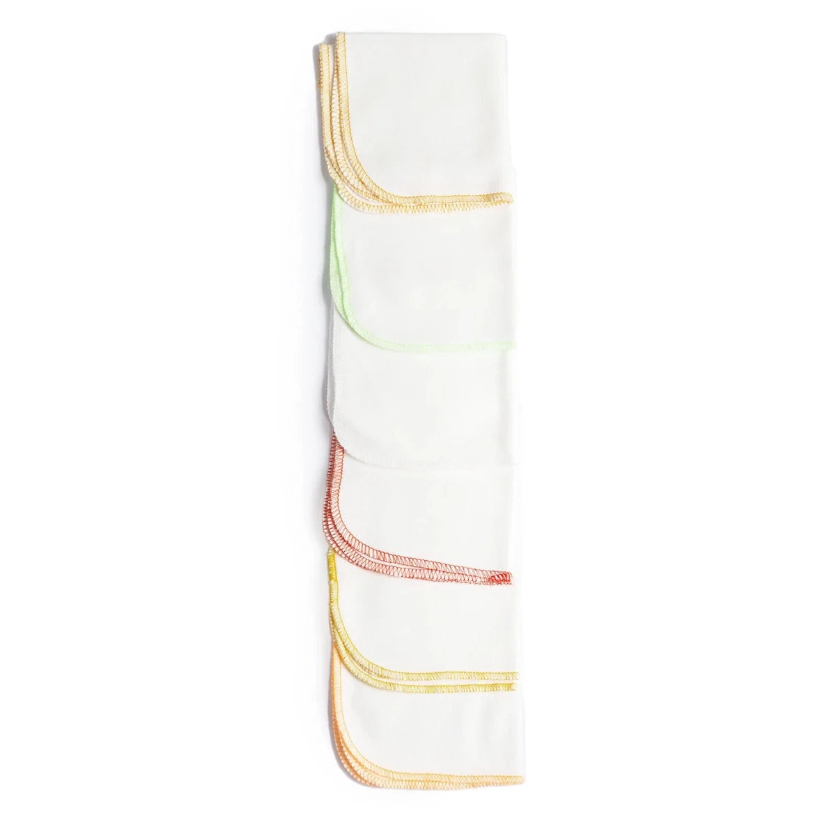 HelloBaby Baby Burp Cloths 6 Pack (24 x 24 cm) Ecru - ebebek