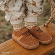 HelloBaby Faux Suede Baby Trainers Light Brown - ebebek