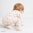 HelloBaby Long Sleeve Baby Sleepsuit with Feet (Newborn to 9 Months) Beige - ebebek