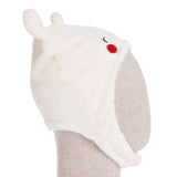 Luess Wellsoft Fleece Baby Beanie with Ear Flaps (One Size) Ecru - ebebek