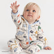 Midimod Quilted Baby Pramsuit with Feet (3 Months to 12 Months) Ecru - ebebek