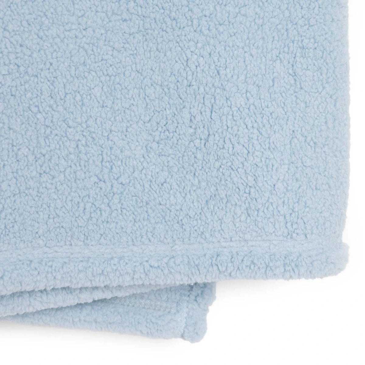 Mollia Sherpa Fleece Baby Blanket (80 x 100 cm) Blue - ebebek