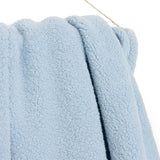 Mollia Sherpa Fleece Baby Blanket (80 x 100 cm) Blue - ebebek