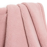 Mollia Sherpa Fleece Baby Blanket (80 x 100 cm) Pink - ebebek