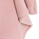 Mollia Sherpa Fleece Baby Blanket (80 x 100 cm) Pink - ebebek