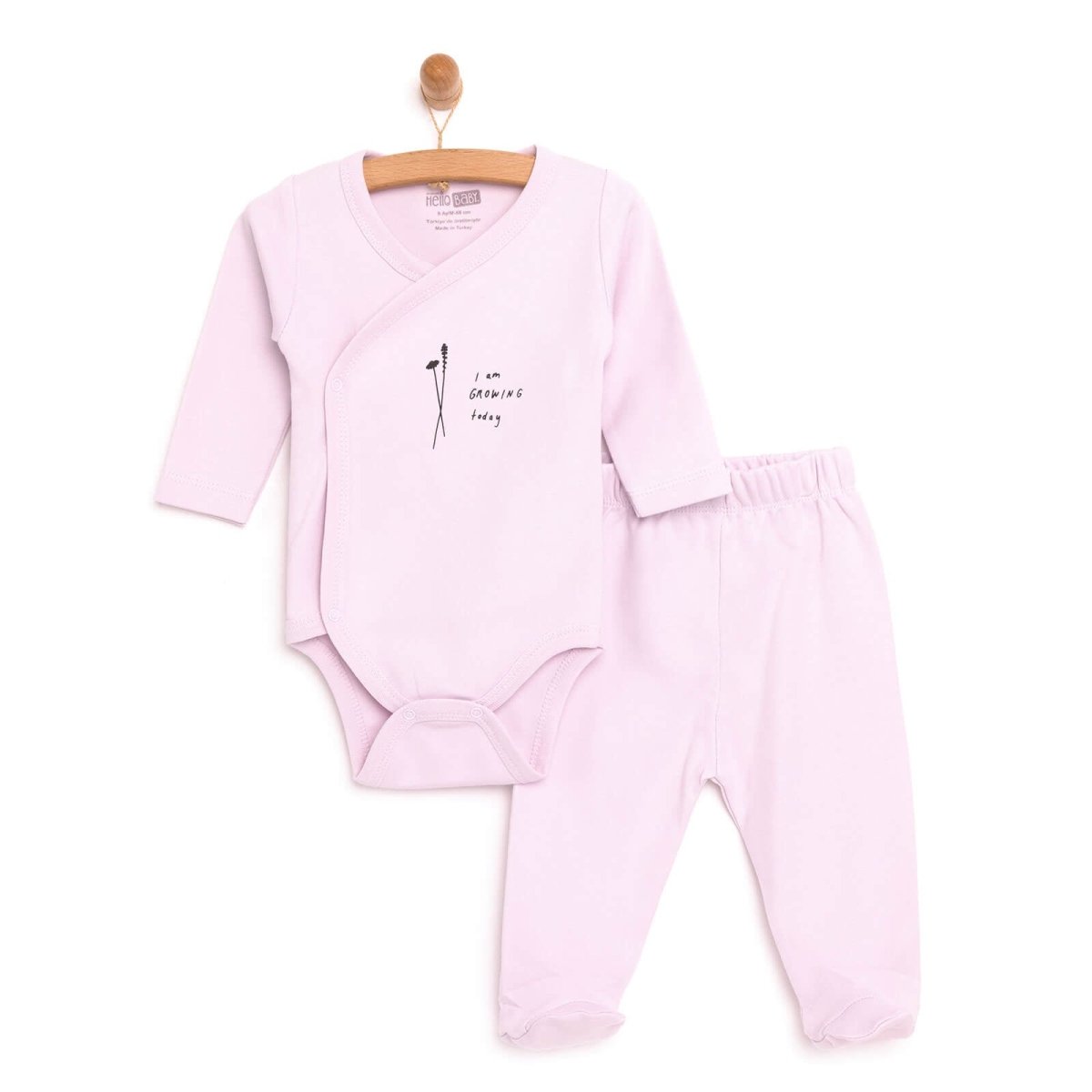 HelloBaby Newborn 2 Pcs Set - Purple - ebebek - Black Friday