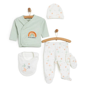 Little Life 5 Piece Baby Hospital Bag Set on a Hanger (Newborn) Multicolour - ebebek