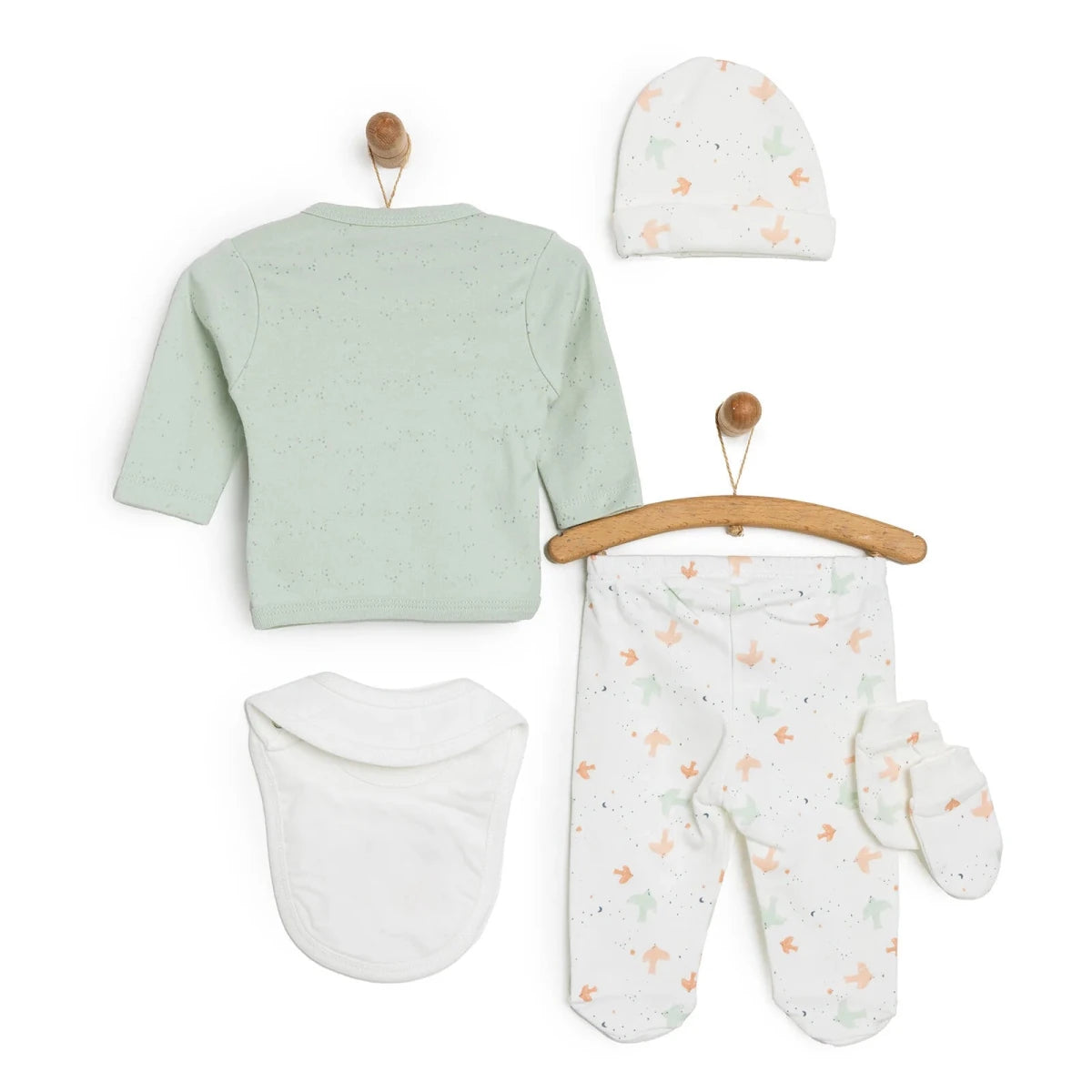 Little Life 5 Piece Baby Hospital Bag Set on a Hanger (Newborn) Multicolour - ebebek