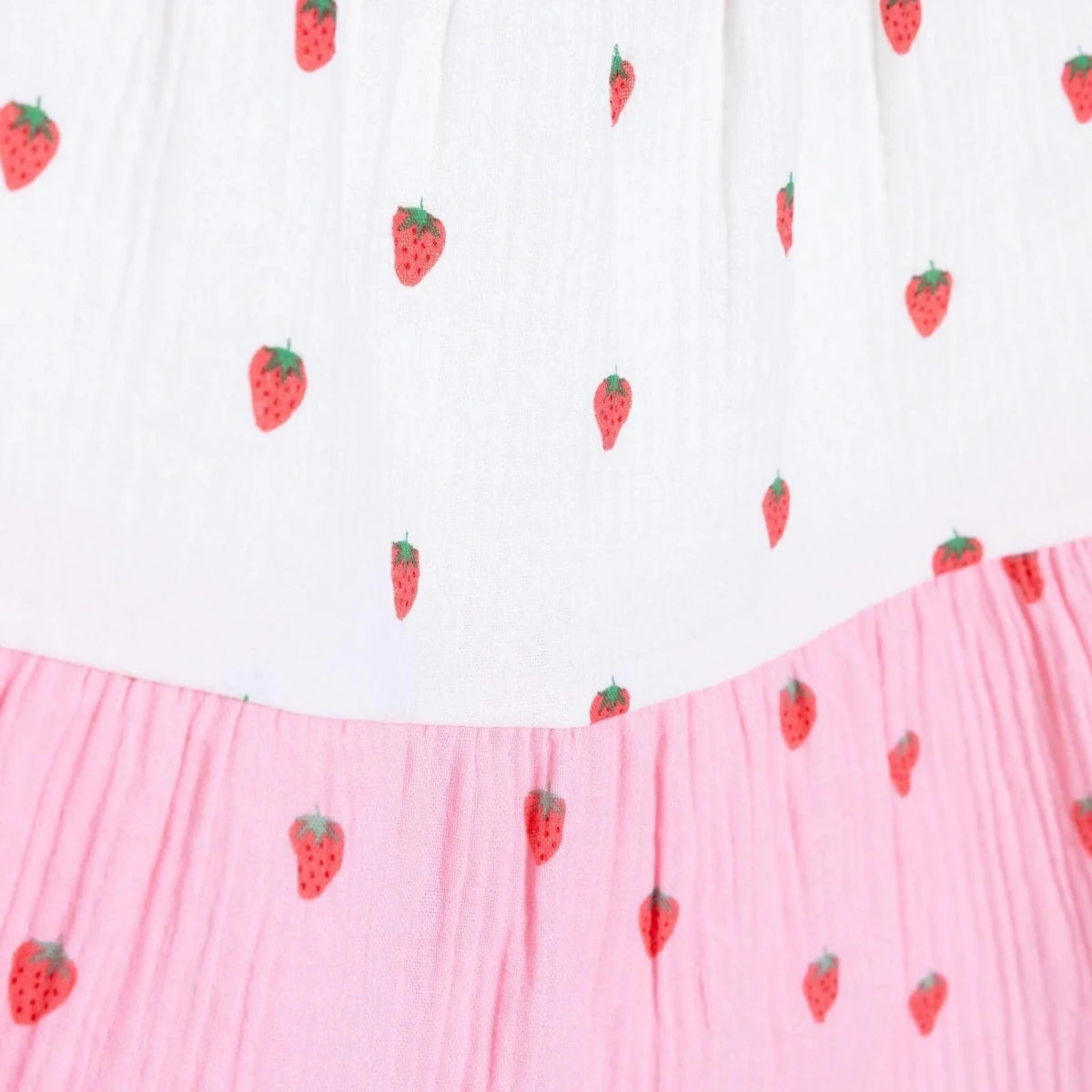 HelloBaby Girls Dress Buttoned Berry Belle Crew Neck Short Sleeve - Pink Printed Pink Printed - ebebek