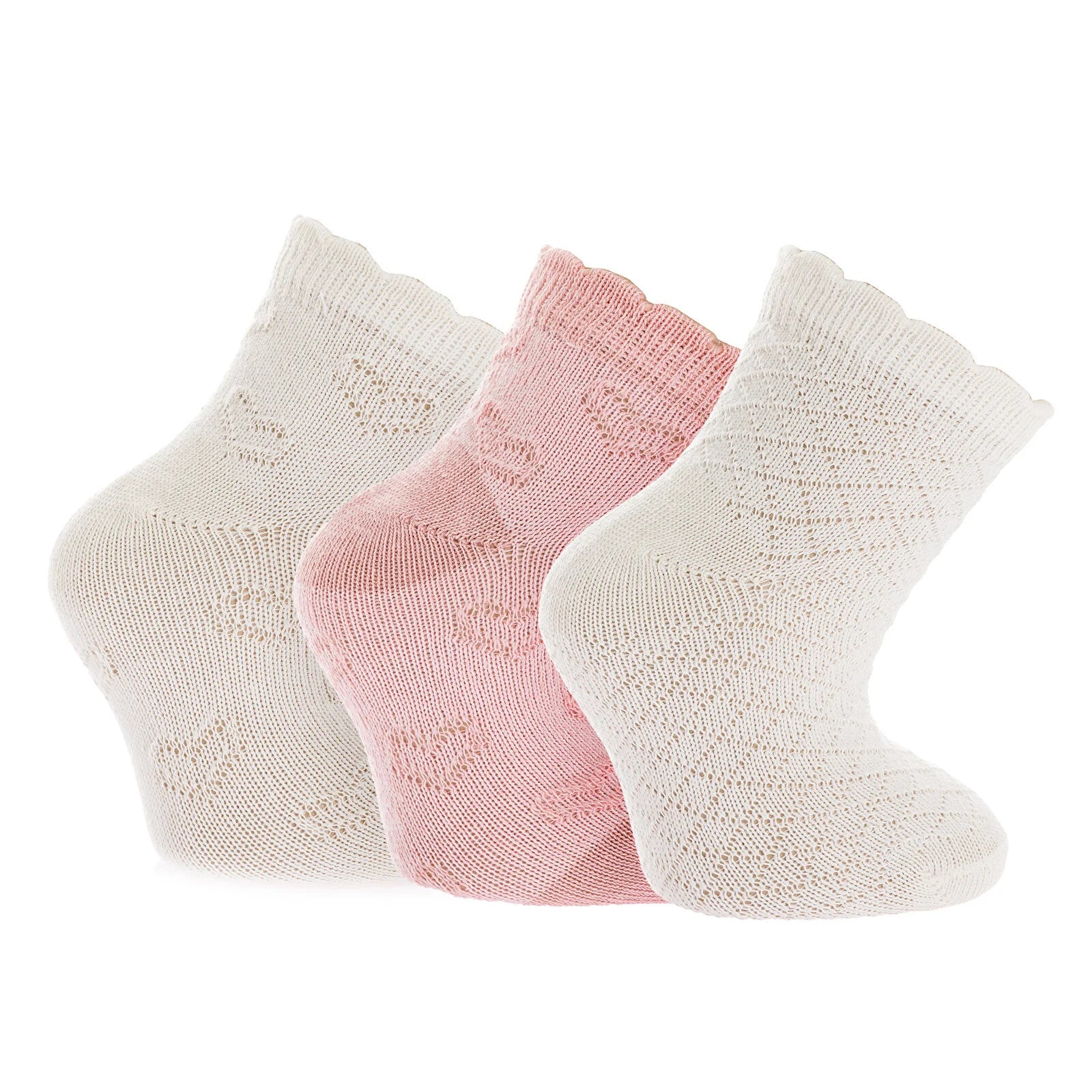 HelloBaby Baby Socks 3 Pack - Ecru - ebebek - Black Friday