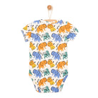 HelloBaby Baby Boy Short Sleeve Body - Light Grey - ebebek - Black Friday