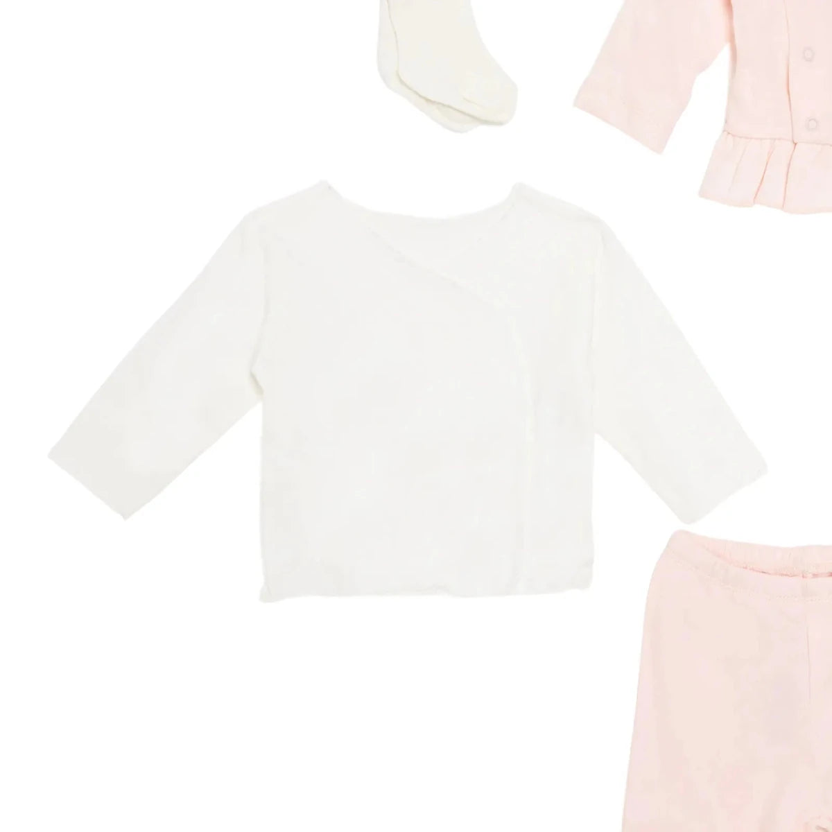 HelloBaby 10 Piece V Neck Baby Hospital Bag Set (Newborn) Pink - ebebek