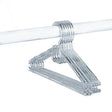 HelloBaby 6 Pack Crystal Clear Baby Clothes Hangers (One Size) White - ebebek