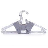 HelloBaby 6 Pack Crystal Clear Baby Clothes Hangers (One Size) White - ebebek