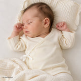 HelloBaby Short Sleeve Inner Baby Vest (Newborn) Ecru - ebebek